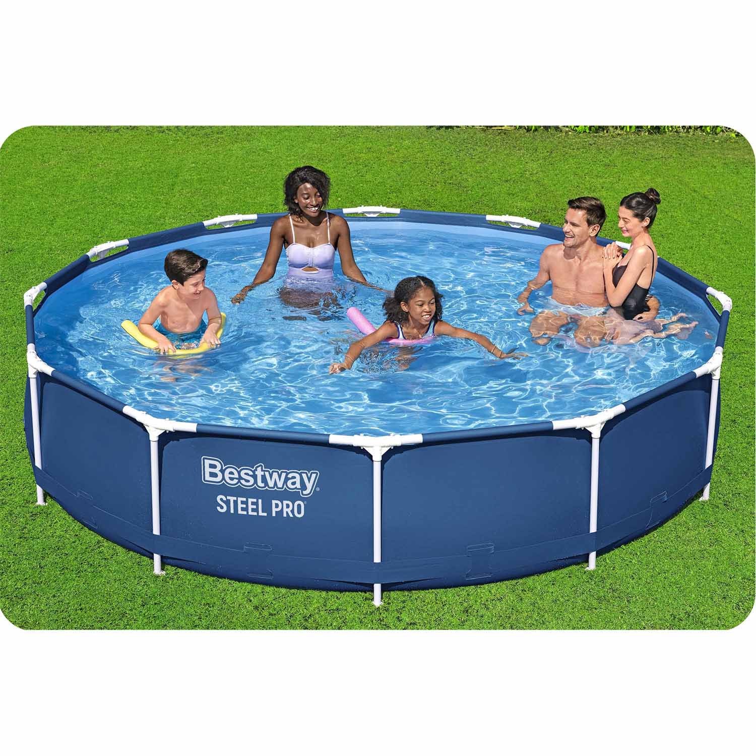 Basen ogrodowy stelażowy 366 x 76 cm 16w1 Bestway 56681