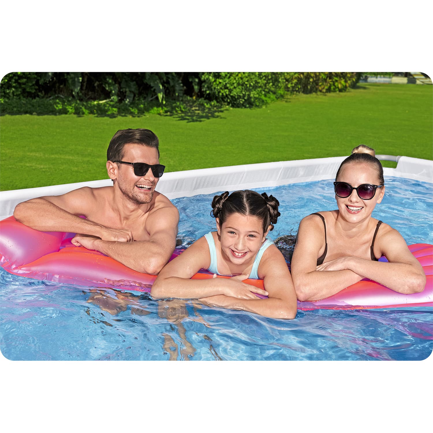 Basen ogrodowy stelażowy 404 x 201 x 100 cm 10w1 56442 Bestway 