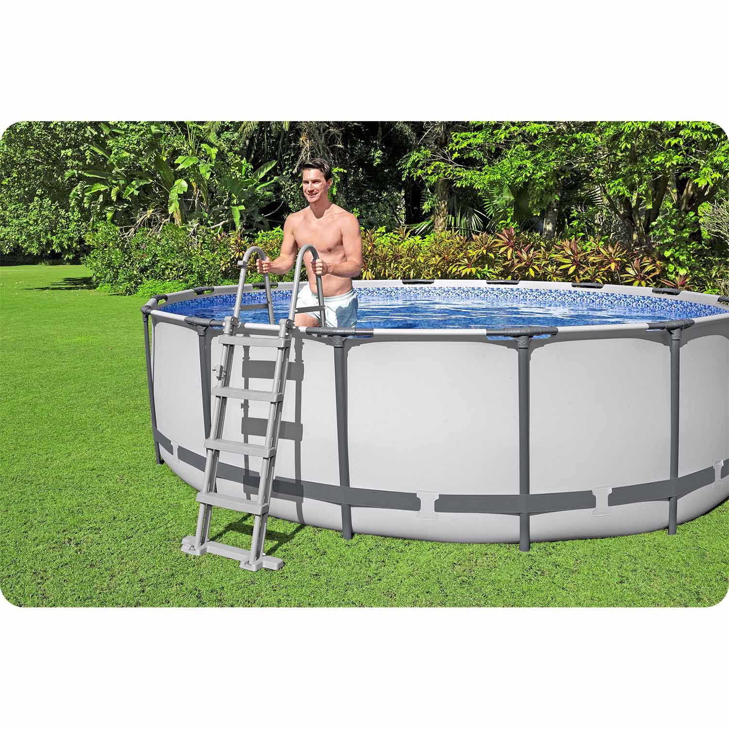 Basen ogrodowy stelażowy 457 x 122 cm 18w1 Bestway 56438