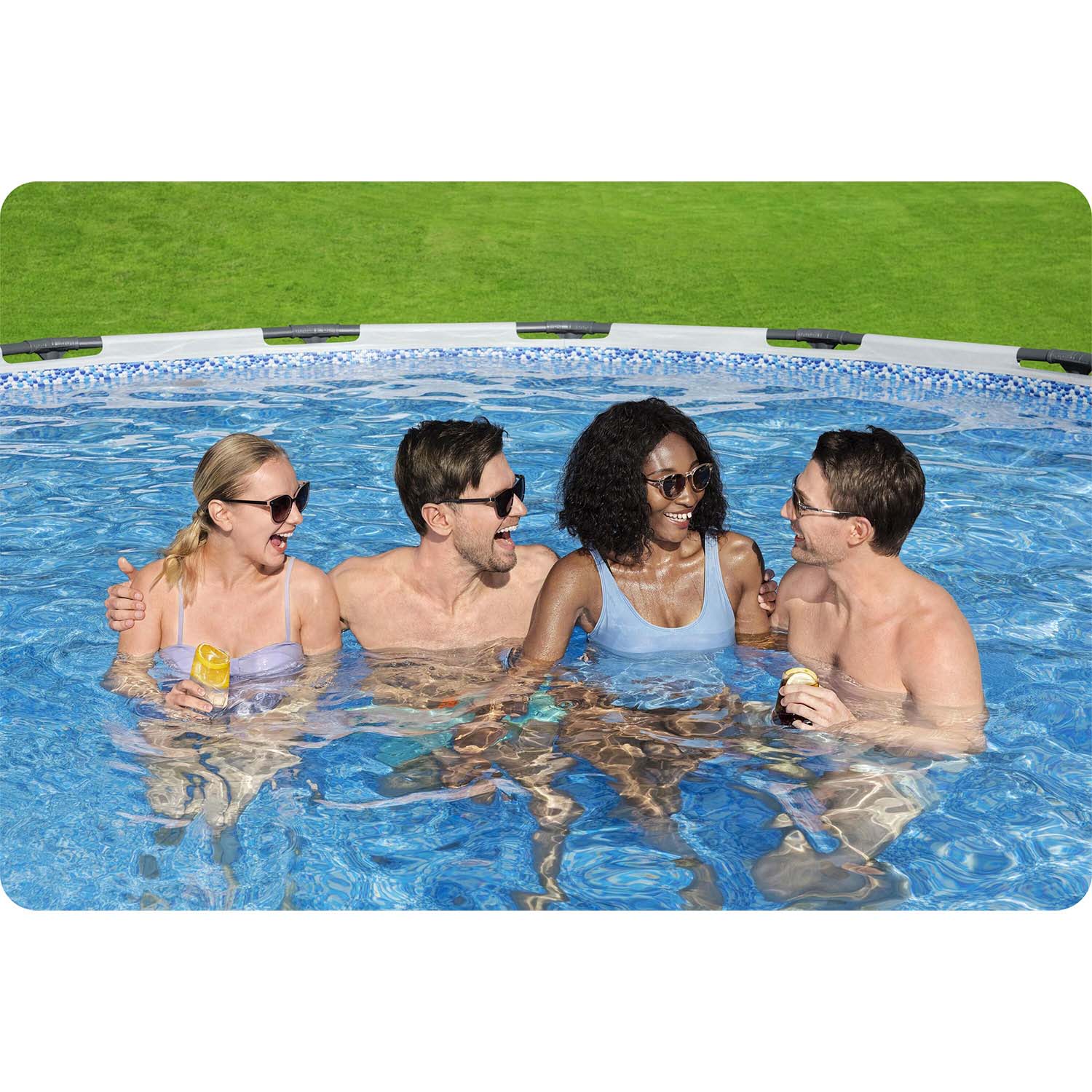 Basen ogrodowy stelażowy 457 x 122 cm 18w1 Bestway 56438