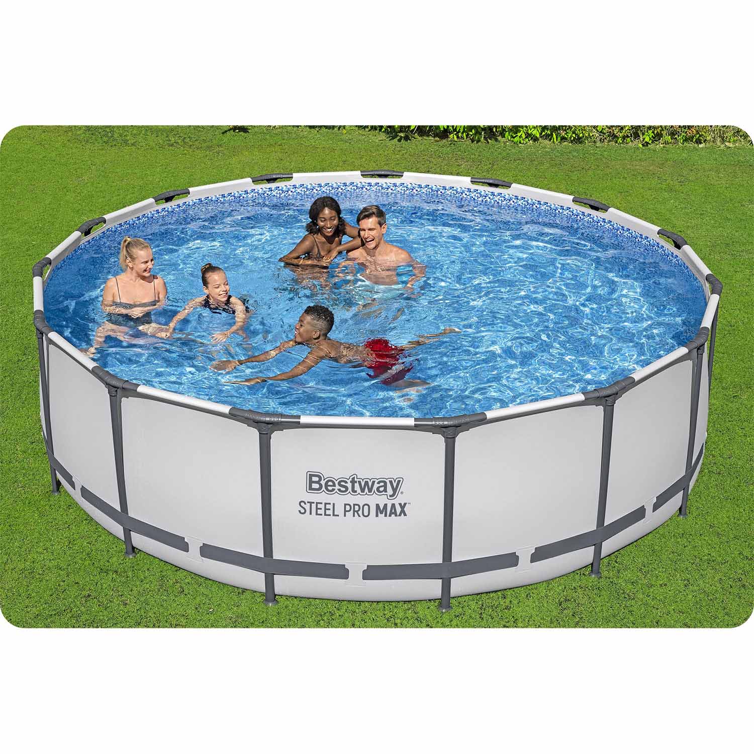 Basen ogrodowy stelażowy 457 x 122 cm 18w1 Bestway 56438