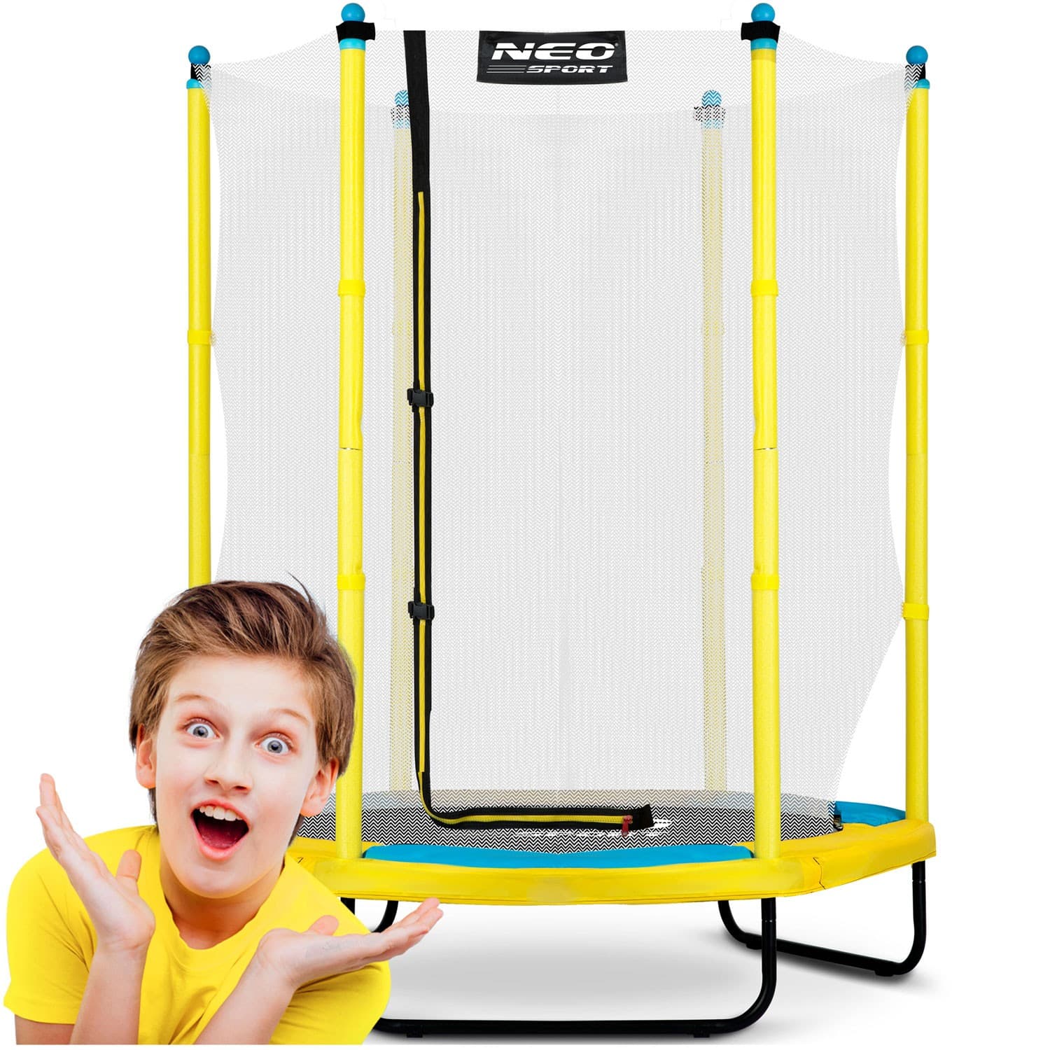 NeoSport Trampolina ogrodowa dla dzieci 140 cm 4,5ft 